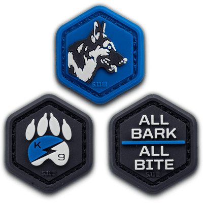 5.11 Tactical K9 Hex Patch (Färg: Blå) 5.11 Tactical K9 Hex Patch (Färg: Blå)