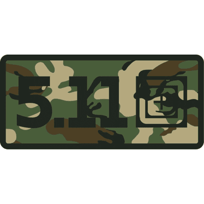 5.11 Tactical Woodland Camo Patch 5.11 Tactical Woodland Camo Patch