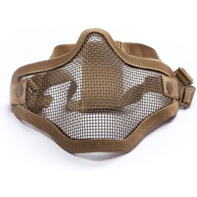 ASG Strike Systems Airsoft Metal Mesh Mask Lower Half (Färg: Tan) ASG Strike Systems Airsoft Metal Mesh Mask Lower Half (Färg: Tan)
