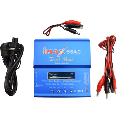 Imax B6AC + Multiladdare för Batteri (Färg: Blå) Imax B6AC + Multiladdare för Batteri (Färg: Blå)