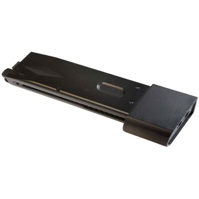 WE Airsoft WE M92 Biohazard Ext Base Black Mag WE Airsoft WE M92 Biohazard Ext Base Black Mag