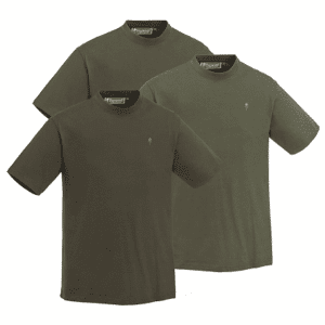 Pinewood T-Shirt 5447 3-pack (Storlek: Small, Färg: Grön / J.Brun / Khaki)