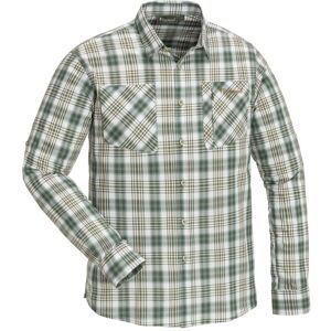 Pinewood Långärmad Skjorta Glenn (Färg: Offwhite/Grön, Storlek: XL)