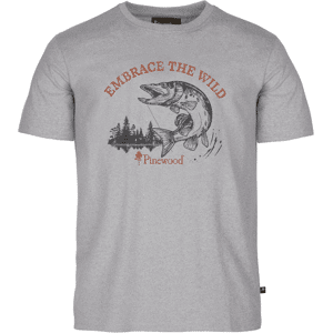 Pinewood Fishing T-Shirt (Färg: Grå, Storlek: XL) Pinewood Fishing T-Shirt (Färg: Grå, Storlek: XL)