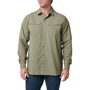 5.11 Tactical Freedom Flex Long Sleeve Shirt (Färg: Tank Green, Storlek: Small) 5.11 Tactical Freedom Flex Long Sleeve Shirt (Färg: Tank Green, Storlek: Small)