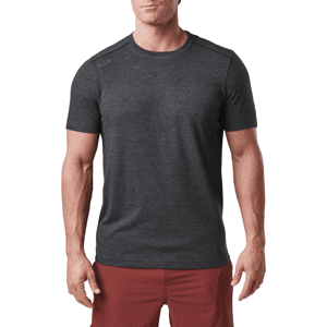 5.11 Tactical PT-R Charge Short Sleeve Top 2.0 (Färg: Svart HTR, Storlek: Large) 5.11 Tactical PT-R Charge Short Sleeve Top 2.0 (Färg: Svart HTR, Storlek: Large)