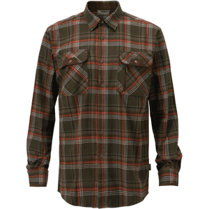 Pinewood Prestwick Exclusive Skjorta Herr (Färg: Green/Burned Orange, Storlek: Small) Pinewood Prestwick Exclusive Skjorta Herr (Färg: Green/Burned Orange, Storlek: Small)