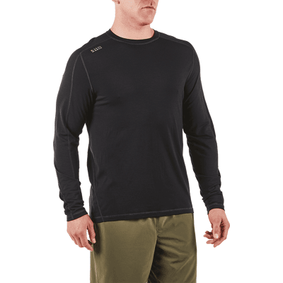 5.11 Tactical Range Ready Merino Long Sleeve (Färg: Svart, Storlek: Medium) 5.11 Tactical Range Ready Merino Long Sleeve (Färg: Svart, Storlek: Medium)