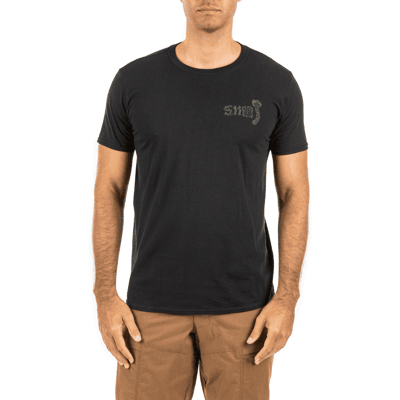 5.11 Tactical Chip Axe Tee - Svart (Storlek: Small) 5.11 Tactical Chip Axe Tee - Svart (Storlek: Small)