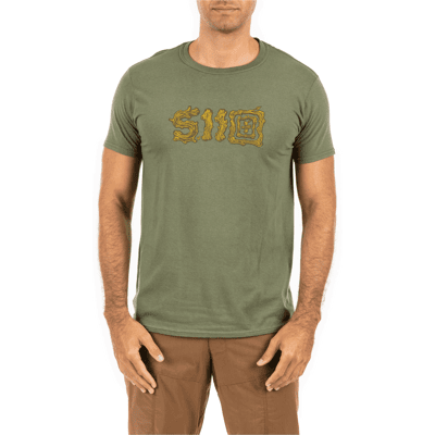 5.11 Tactical Sticks And Stones Tee - Military Green (Storlek: Medium) 5.11 Tactical Sticks And Stones Tee - Military Green (Storlek: Medium)