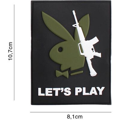 101 INC PVC Patch - Playboy Gun Let's Play 101 INC PVC Patch - Playboy Gun Let's Play