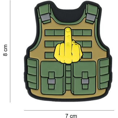 101 INC PVC Patch - Tactical Vest Fuck You 101 INC PVC Patch - Tactical Vest Fuck You