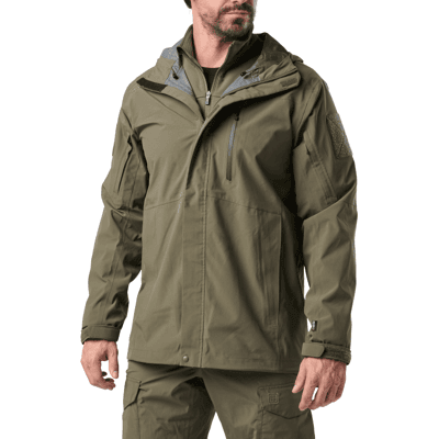 5.11 Tactical Force Rainshell Jacket (Färg: Ranger Green, Storlek: XL) 5.11 Tactical Force Rainshell Jacket (Färg: Ranger Green, Storlek: XL)