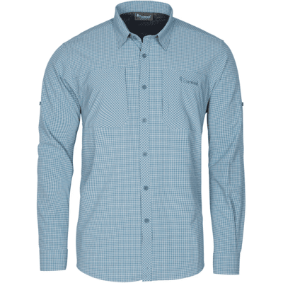 Pinewood Skjorta Insectsafe (Färg: Fog Blue/Off White, Storlek: Large) Pinewood Skjorta Insectsafe (Färg: Fog Blue/Off White, Storlek: Large)