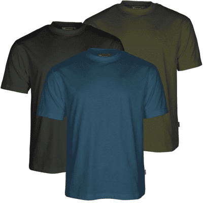 Pinewood T-Shirt 5447 3-pack (Färg: Blå / Mossgrön / Svart, Storlek: Medium) Pinewood T-Shirt 5447 3-pack (Färg: Blå / Mossgrön / Svart, Storlek: Medium)