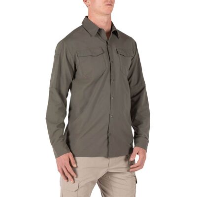 5.11 Tactical Freedom Flex Long Sleeve Shirt (Färg: Ranger Green, Storlek: 2XL) 5.11 Tactical Freedom Flex Long Sleeve Shirt (Färg: Ranger Green, Storlek: 2XL)