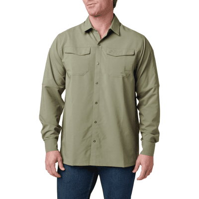 5.11 Tactical Freedom Flex Long Sleeve Shirt (Färg: Tank Green, Storlek: Small) 5.11 Tactical Freedom Flex Long Sleeve Shirt (Färg: Tank Green, Storlek: Small)