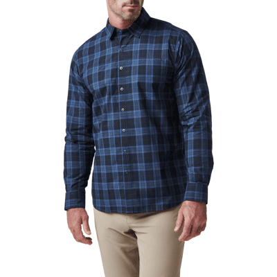 5.11 Tactical Igor Plaid Long Sleeve Shirt (Färg: CBLT BLU PLD, Storlek: 2XL) 5.11 Tactical Igor Plaid Long Sleeve Shirt (Färg: CBLT BLU PLD, Storlek: 2XL)