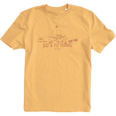 Lemmel Kaffe T-Shirt - Jazz and Fly Fishing (Storlek: 2XL) Lemmel Kaffe T-Shirt - Jazz and Fly Fishing (Storlek: 2XL)