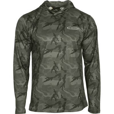 Vision Fly Fishing Vision Bamboo Bug & UV Hoodie Camo (Storlek: Medium) Vision Fly Fishing Vision Bamboo Bug & UV Hoodie Camo (Storlek: Medium)
