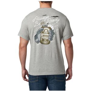 5.11 Tactical Always Beer Ready Tee - Heather Grey (Storlek: Small) 5.11 Tactical Always Beer Ready Tee - Heather Grey (Storlek: Small)