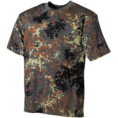 MFH - Max Fuchs MFH T-Shirt Camo (Färg: Flecktarn, Storlek: 3XL) MFH - Max Fuchs MFH T-Shirt Camo (Färg: Flecktarn, Storlek: 3XL)