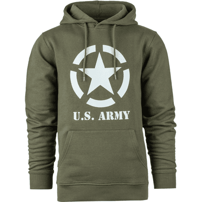 101 INC Fostex Hoodie Allied Star (Färg: Grön, Storlek: XL) 101 INC Fostex Hoodie Allied Star (Färg: Grön, Storlek: XL)