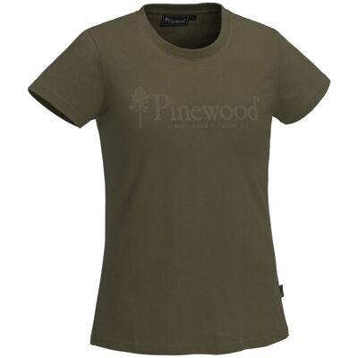 Pinewood T-Shirt Outdoor Life Dam (Färg: Jaktoliv, Storlek: Small) Pinewood T-Shirt Outdoor Life Dam (Färg: Jaktoliv, Storlek: Small)