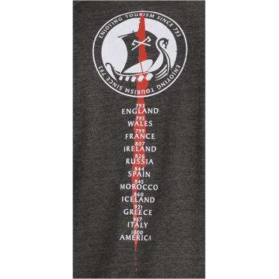 Ragnar Raids Aesir Tour T-Shirt (Färg: Grå, Storlek: Large) Ragnar Raids Aesir Tour T-Shirt (Färg: Grå, Storlek: Large)