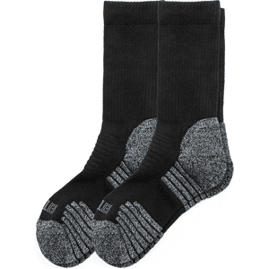 5.11 Tactical Duty Ready Ultra Crew Socks (2-Pack) (Färg: Svart, Storlek: Large (44.5+)) 5.11 Tactical Duty Ready Ultra Crew Socks (2-Pack) (Färg: Svart, Storlek: Large (44.5+))