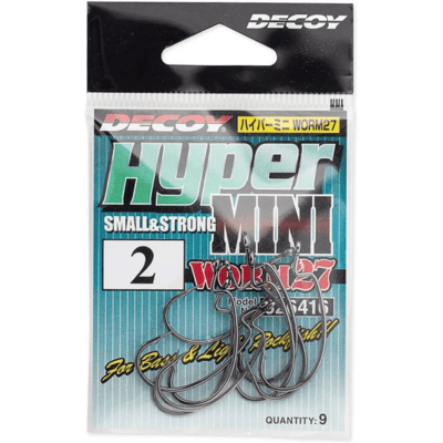 Decoy Hyper Mini Worm 27 9 pack (Storlek: 6) Decoy Hyper Mini Worm 27 9 pack (Storlek: 6)