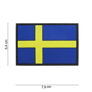 101 INC PVC Patch - Flagga Sverige