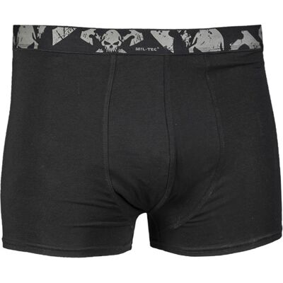 Mil-Tec Skull Boxershorts 2-pack (Färg: Svart, Storlek: Medium) Mil-Tec Skull Boxershorts 2-pack (Färg: Svart, Storlek: Medium)