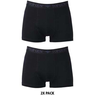 Mil-Tec Top Gun Boxershorts 2-pack - Svart (Storlek: Large) Mil-Tec Top Gun Boxershorts 2-pack - Svart (Storlek: Large)