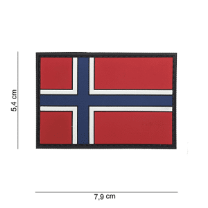 101 INC PVC Patch - Flagga Norge