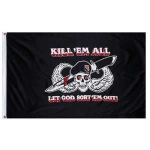 Annan Tillverkare Fosco Flagga - Kill em All let God sort