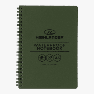 Highlander Outdoor Highlander Waterproof Notebook A5 14.8x21cm