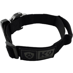 K9 Thorn Echo Cobra Hundhalsband med Grepp (Färg: Svart, Storlek: Large)