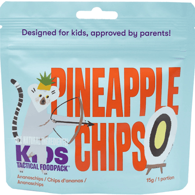 Tactical Foodpack Kids Pineapple Chips 15g Tactical Foodpack Kids Pineapple Chips 15g