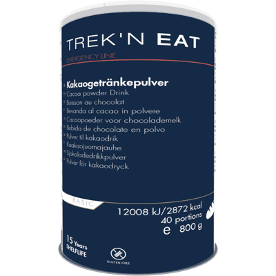 Katadyn Trek 'n Eat Cocoa Drink - Emergency Line 800g Katadyn Trek 'n Eat Cocoa Drink - Emergency Line 800g