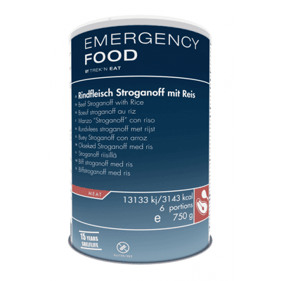 Katadyn Trek 'n Eat Beef Stroganoff with Rice - Emergency Line 750g Katadyn Trek 'n Eat Beef Stroganoff with Rice - Emergency Line 750g