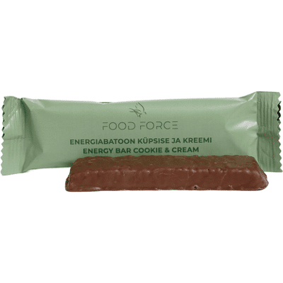 Food Force Energibar Cookie & Cream 50g Food Force Energibar Cookie & Cream 50g
