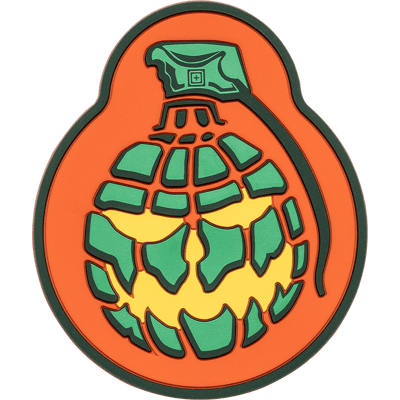 5.11 Tactical Jackolantern Grenade Patch 5.11 Tactical Jackolantern Grenade Patch
