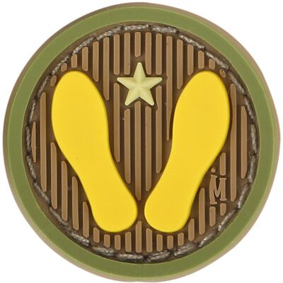 Maxpedition Patch - Yellow Footprints (Färg: Arid) Maxpedition Patch - Yellow Footprints (Färg: Arid)