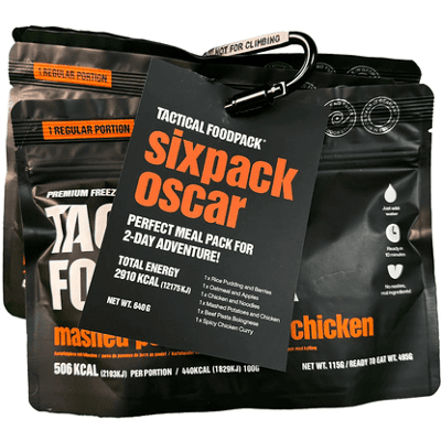 Tactical Foodpack Sixpack Oscar - Måltidslåda för Utomhusbruk Tactical Foodpack Sixpack Oscar - Måltidslåda för Utomhusbruk