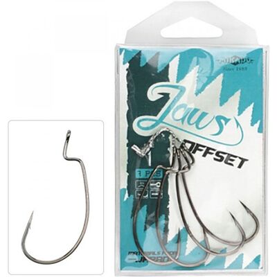 Mikado Jaws Offset Hooks (Storlek: 3/0 - 6 Pack) Mikado Jaws Offset Hooks (Storlek: 3/0 - 6 Pack)