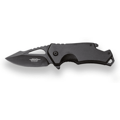 Joker Knives Joker Fällkniv med Kapsylöppnare - Svart Joker Knives Joker Fällkniv med Kapsylöppnare - Svart