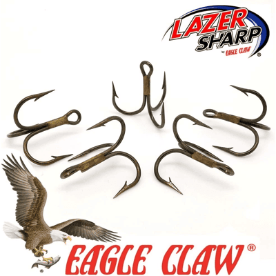 Eagle Claw Trekrok 3x Bronze 5-pack (Storlek: #4/0) Eagle Claw Trekrok 3x Bronze 5-pack (Storlek: #4/0)