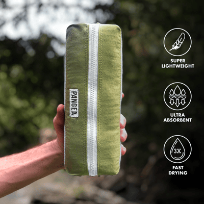 Pangea - Eco Towel 2.0 - Grön - XL 160x100cm - Towel Pangea - Eco Towel 2.0 - Grön - XL 160x100cm - Towel
