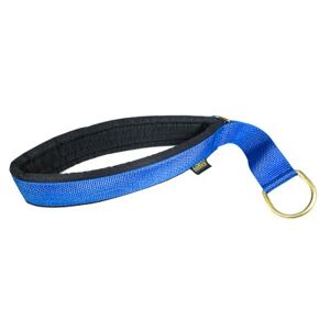 Annan Tillverkare Loboo Halsband Polstrad Halvstryp 50mm (Färg: Blå, Längd: 60cm)